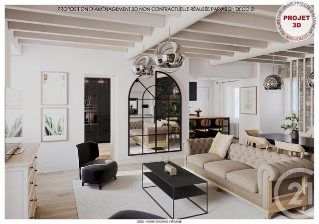 maison à vendre - 4 pièces - 120.72 m2 - PIERREVILLE - 50 - BASSE-NORMANDIE - Century 21 Chevet Immobilier