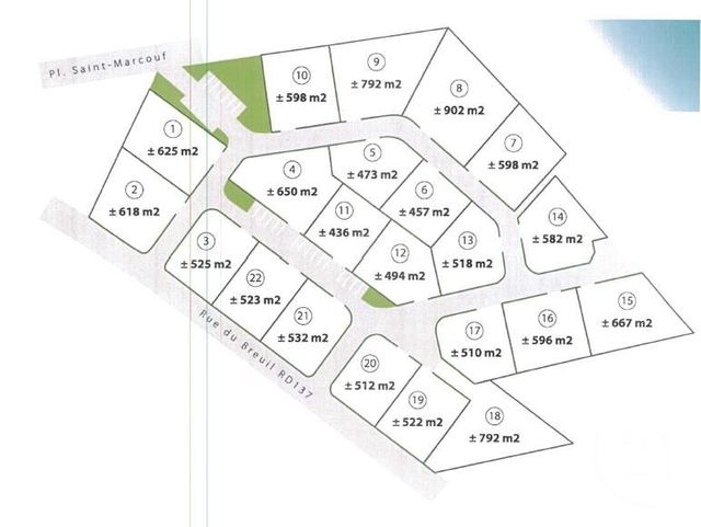 terrain à vendre - 457.0 m2 - DENNEVILLE - 50 - BASSE-NORMANDIE - Century 21 Chevet Immobilier